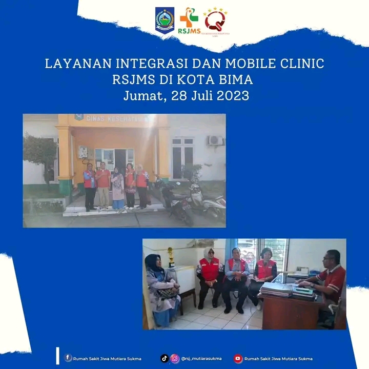 LAYANAN INTEGRASI DAN MOBILE CLINIC RSJMS DI KOTA BIMA
